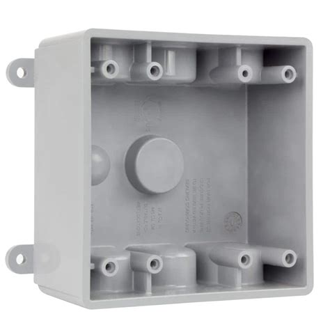 non metallic outlet boxes|outdoor electrical box home depot.